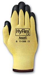 Hyflex CR Gloves, Kevlar w/ Nitrile Coating, Size 7