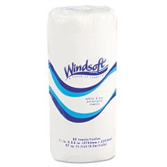 Perforated Paper Towel Rolls, White, 85/Roll, 30 Rolls/Carton