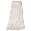 Premium Cut-End Wet Mop Heads, Rayon, 32oz, White, SOLD AS EACH, 12/Carton