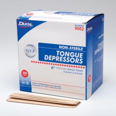 Non-Sterile Tongue Depressors, 500 per box