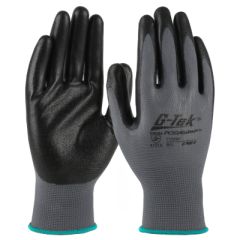 G-Tek® PosiGrip® Seamless Knit Polyester Glove with Nitrile Coated Foam Grip on Palm & Fingers, Size 10/X-LARGE, SOLD AS PAIR