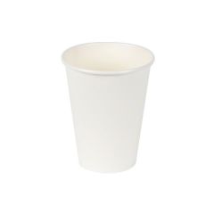 Paper Hot Cup, White, 12 oz, 1000/cs