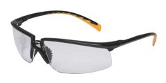 Privo, Orange accent temple tips, Black, Lens: I/O Mirror Lens