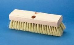 Deck Brush White Tampico 10", 12/cs