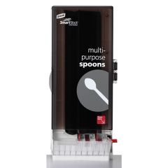 SmartStock Utensil Dispenser, Spoon, 10"X 8.75" X 24.5", Gray