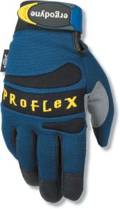 Proflex 710 Trades Gloves, full finger, M, Blue