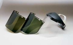 8154MLF Acetate visor flat, green unbound, 8" x 15 1/2" x .040"