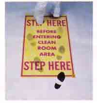 Poly High-Tack Message Mat, 18"x36"