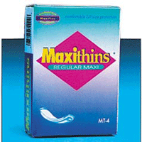 Maxi Pads Sanitary Napkins, Folded