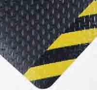 No. 495 Mat, 4'x60', Black/Yellow
