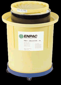 Poly Collector w/ 66 Gallon Steel Drum