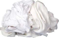 White T-Shirt Rags, 50 lb/bx