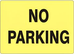 NO PARKING, 10X14, Aluminum (.040)