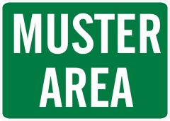 MUSTER AREA, 14X20, Aluminum (.040)