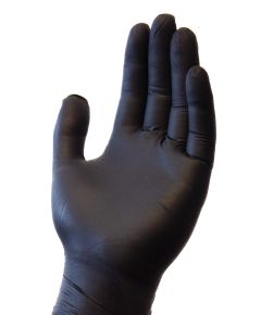 BLACK 5.3 MIL NITRILE; Powder Free Glove, 2XL, 100/Box