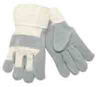Premium Jumbo Leather Gloves, 2.5" Safety Cuff
