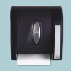 Push Paddle Roll Towel Dispenser, Translucent Smoke, 1/cs