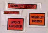 Packaging List Envelope, 4.5"x5.5", Top, Invoice