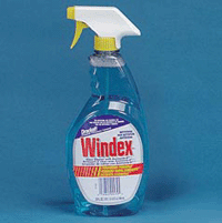 Windex Ammonia-D Glass Cleaner, Fresh, 32 oz Spray Bottle, 8/Carton