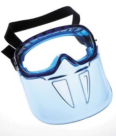 The V20 Shield, Blue, Lens: Clear, anti-fog