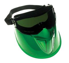 Monogoggle XTR w/the shield, Green, Black, Lens: IR 5.0