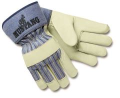 Mustang Leather Palm Gloves, 2.5" Saefty Cuff, L