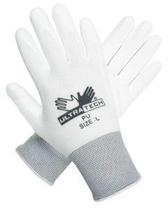 Ultra Tech PU Gloves, M, Gray