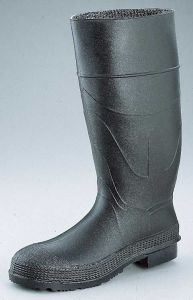 Servus PVC Knee Boots, 10, Plain toe, 16"