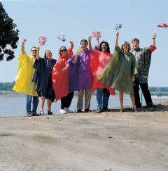 Schooner Ponchos, Orange