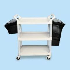 Refuse Bin, Black, 8 Gal, 2/Ctn