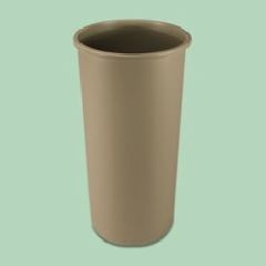 Untouchable Round Receptacle Base, Beige, 4/Ctn