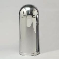 Marshal Steel Container, 15 gal, Mirror S/S, 1/Ctn
