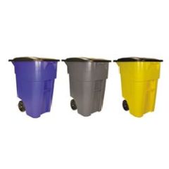 Brute Rollout Container, Yellow, 50 gal, 1/Ctn