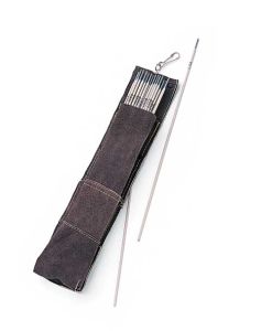 Leather rod carrier