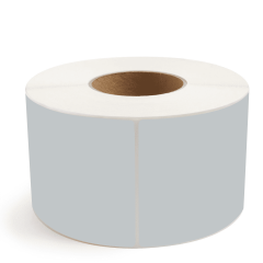 Thermal Transfer Labels - 4 x 6, 3" Core, Light Gray, 1000/RL, 4 RL/CS