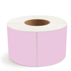 Thermal Transfer Labels - 4 x 6, 3" Core, Light Purple, 1000/RL, 4 RL/CS