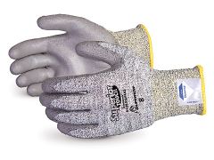Speckled Dyneema Glove, Grey Polyurethane Palm Coat, Size 10
