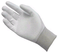 Urethane Coated 100% Nylon Seamless Knit Gloves, Large