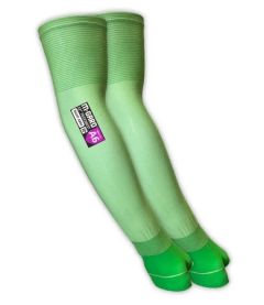 Magid® M-GARD® 21G Hi-Vis Ultra-Thin Sleeve with Thumb Slot – ANSI Cut Level A6; 22” Length; SOLD AS PAIR