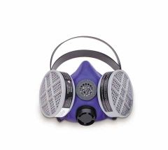 Blue 1 Half Mask Respirators w/ speak diaphragm, SS